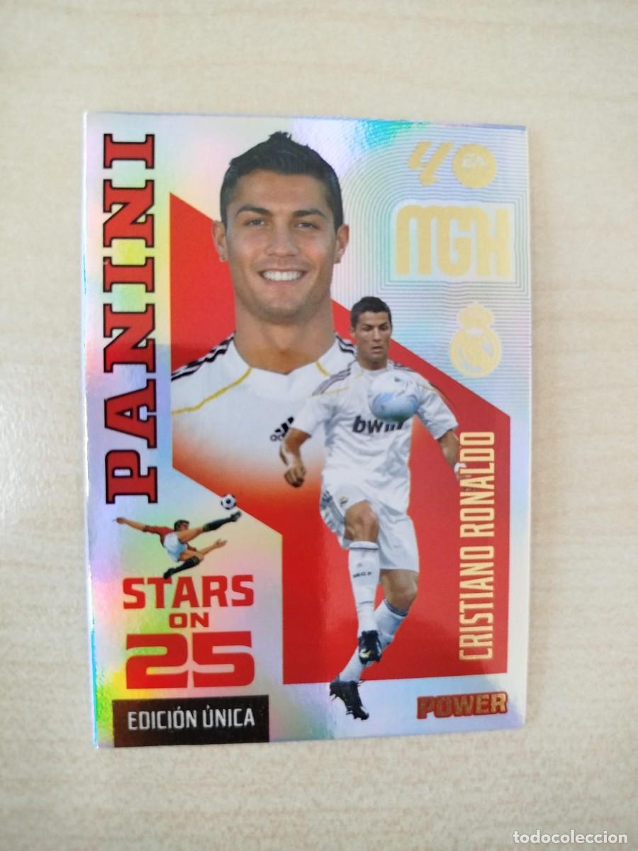 Cromos de Futebol: #442P CRISTIANO RONALDO REAL MADRID CF 26 27 PANINI MEGACRACKS STARS ON 25 POWER BOX PREMIUM