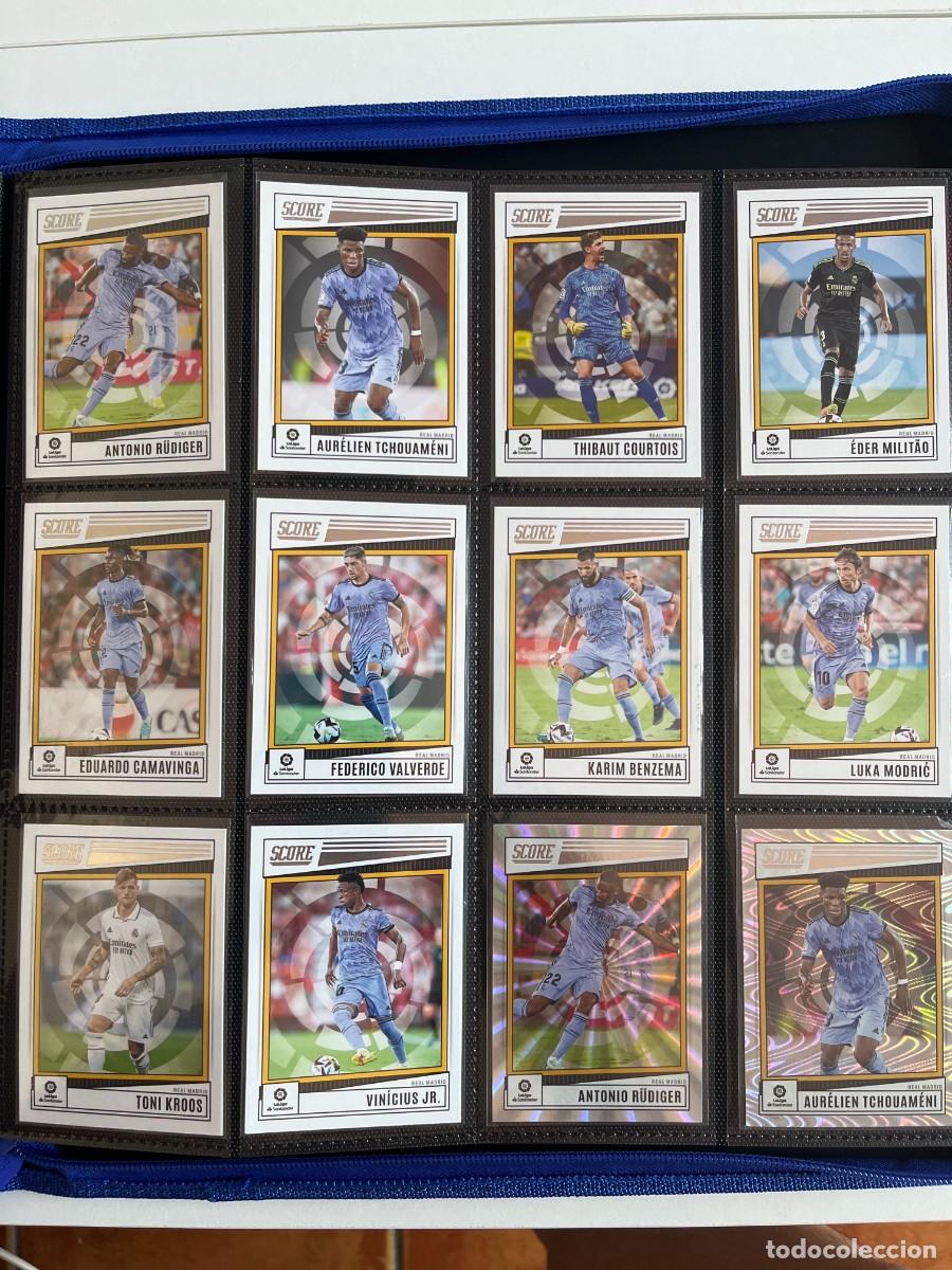 Cromos de Futebol: REAL MADRID Lote 32 Cartas 2022-23 Panini Score LaLiga - Tchouam&eacute;ni, R&uuml;diger, Inserts, Vini