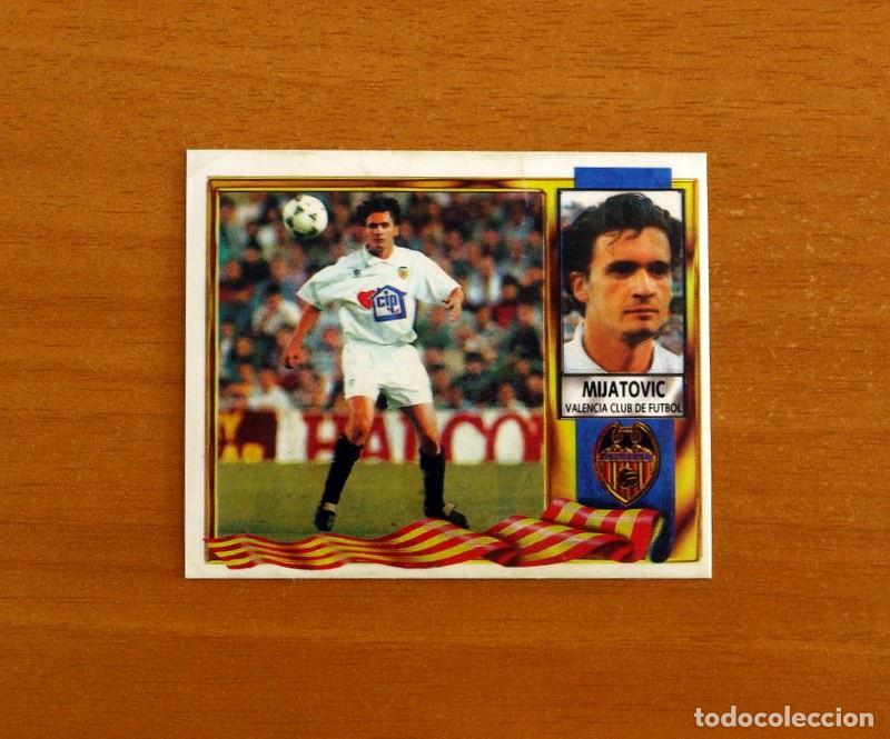 Cromos de Futebol: Valencia - Mijatovic - Ediciones Este Liga 1995-1996, 95-96 - Nunca Pegado