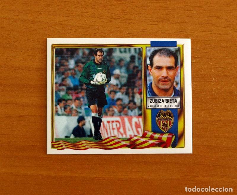 Cromos de f&uacute;tbol: Valencia - Zubizarreta - Ediciones Este Liga 1995-1996, 95-96 - Nunca pegado
