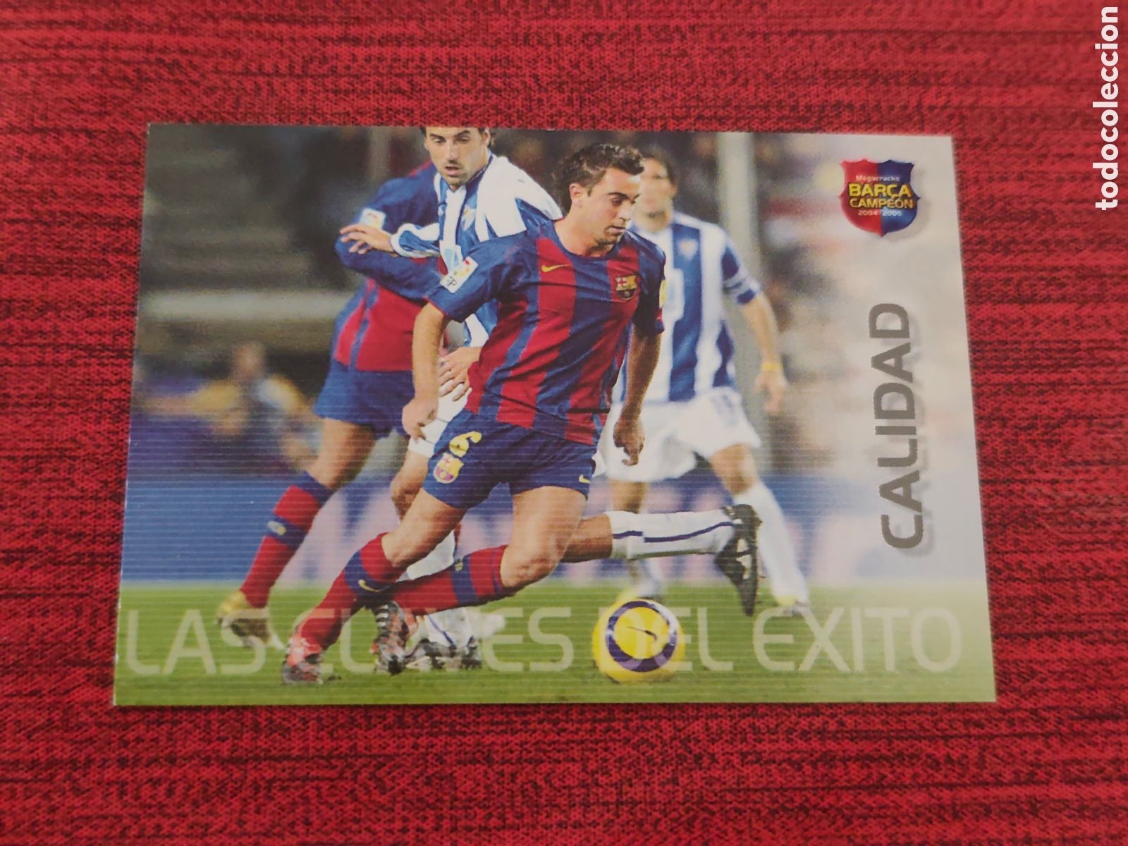 Cromos de f&uacute;tbol: #100 XAVI FC BARCELONA MEGACRACKS BAR&Ccedil;A CAMPE&Oacute;N 2004 2005