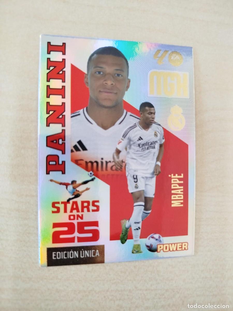 Cromos de f&uacute;tbol: #450P KYLIAN MBAPP&Eacute; REAL MADRID CF 26 27 PANINI MEGACRACKS STARS ON 25 POWER BOX PREMIUM