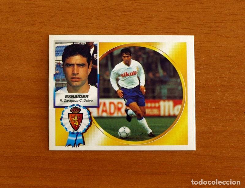Cromos de f&uacute;tbol: Real Zaragoza - Esnaider - Ediciones Este Liga 1994-1995, 94-95 - Nunca Pegado