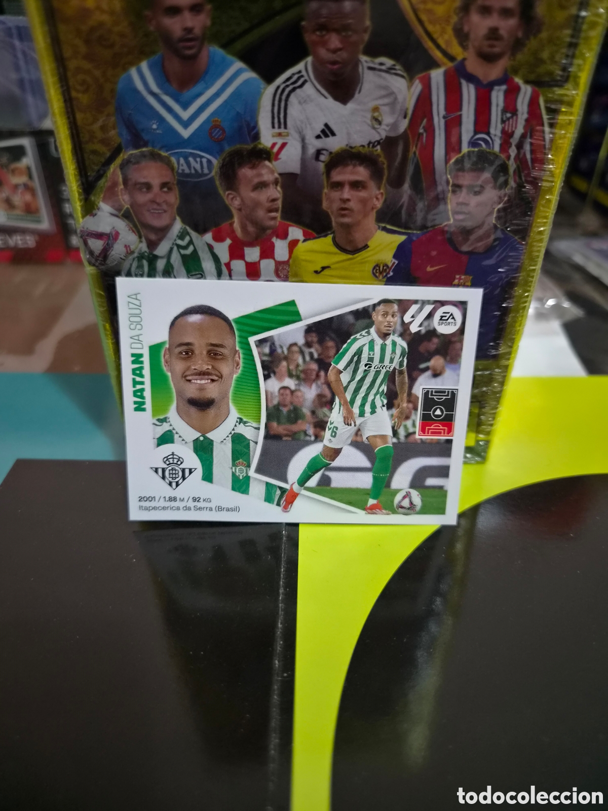 Cromos de f&uacute;tbol: N&deg;8Bis Betis Natan Liga Este 24/25