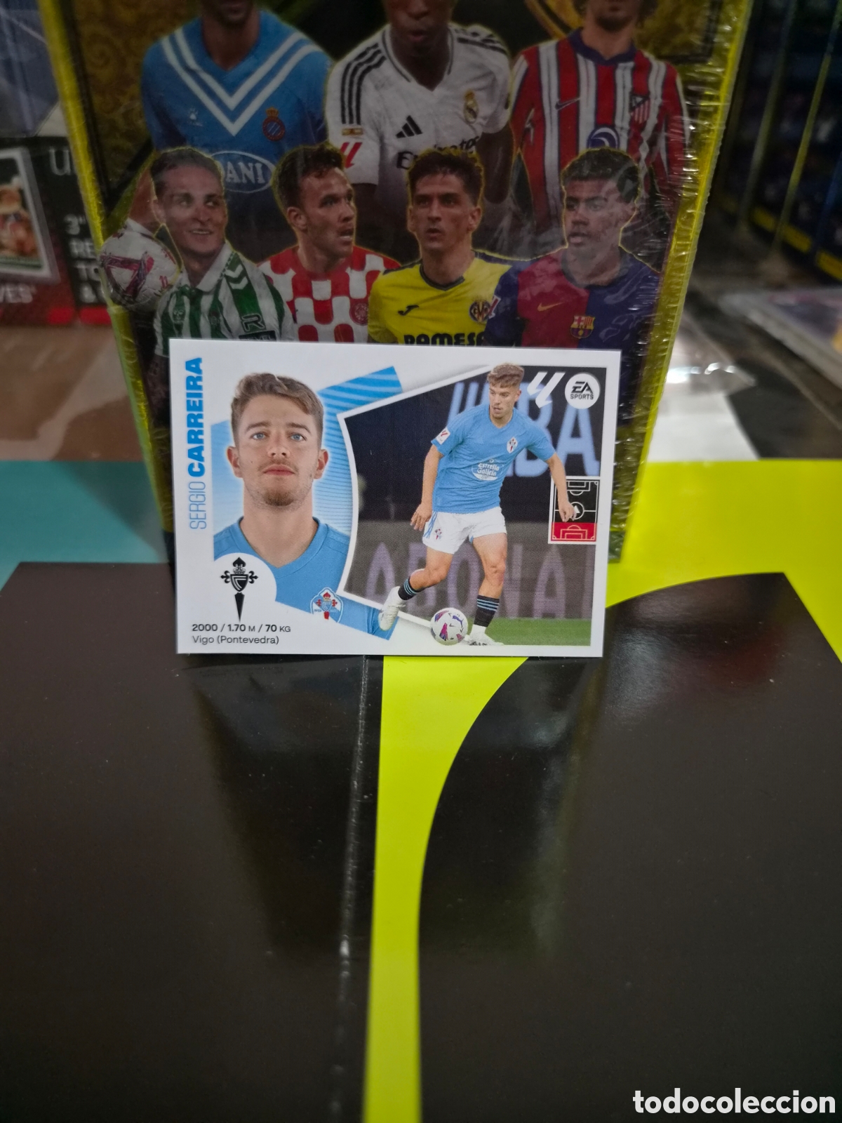 Cromos de f&uacute;tbol: N&deg;5Bis Celta de Vigo Carreira Liga Este 24/25