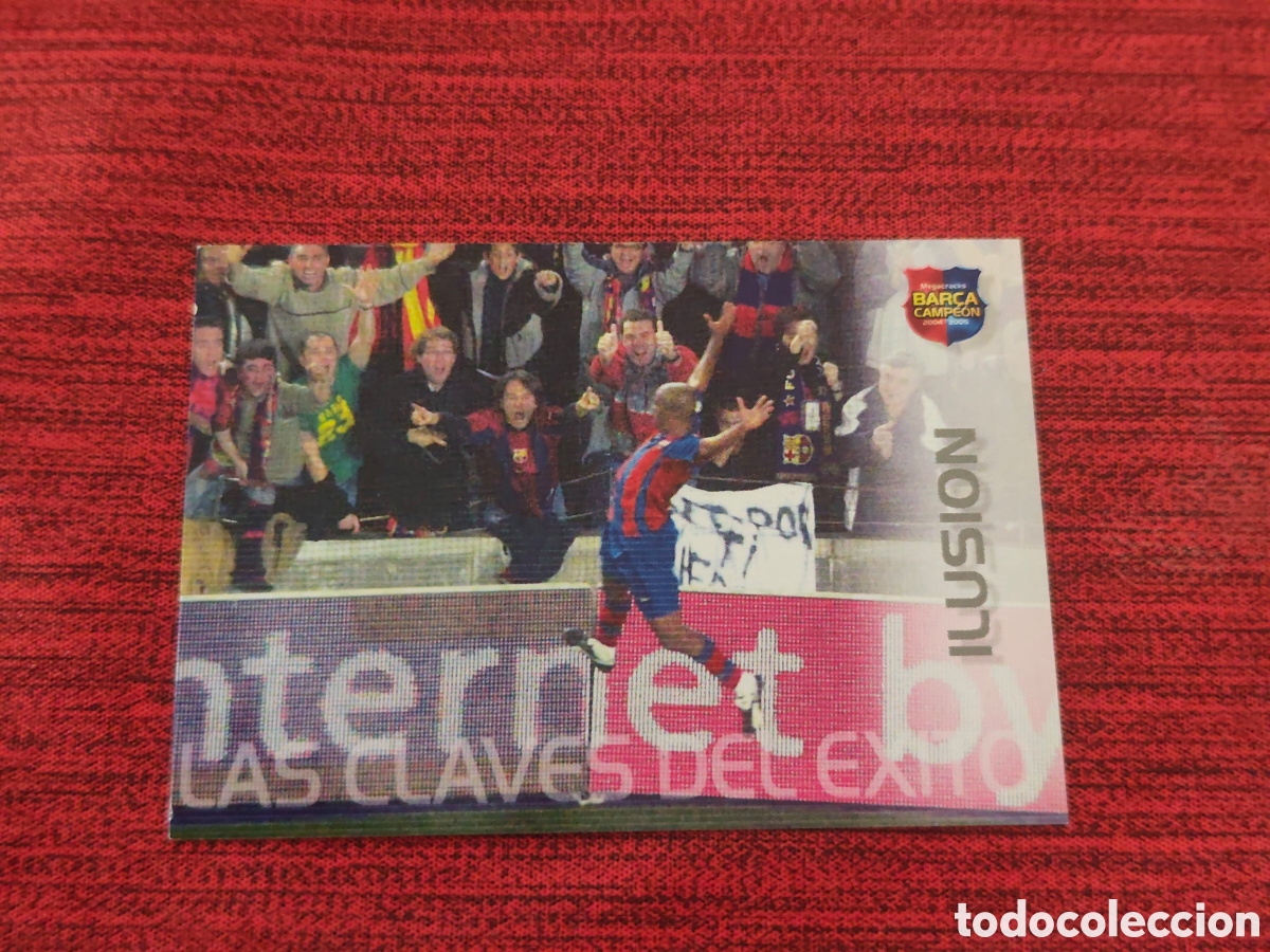 Cromos de f&uacute;tbol: #103 ETO'O FC BARCELONA MEGACRACKS BAR&Ccedil;A CAMPE&Oacute;N 2004 2005