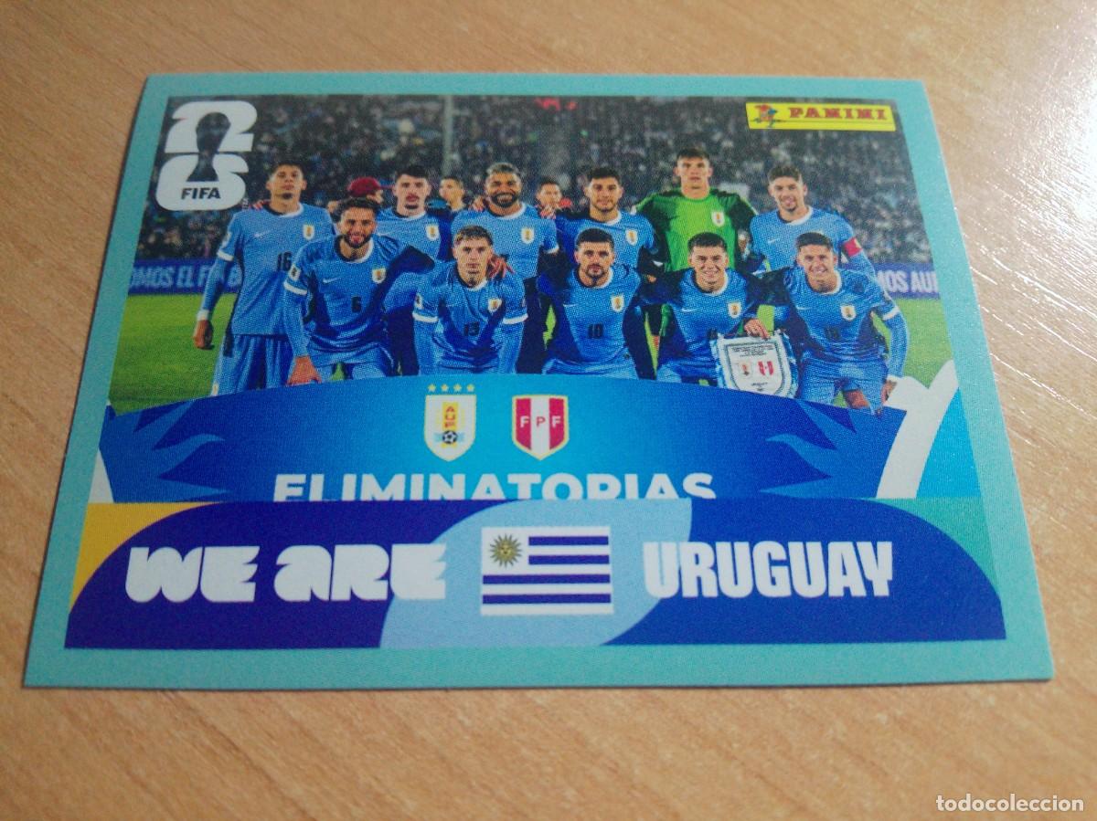 Fu&szlig;ball-Sticker: URU 13 SELECCION DE URUGUAY MUNDIAL FIFA WORLD CUP 2026 26 PANINI STICKERS NUEVO