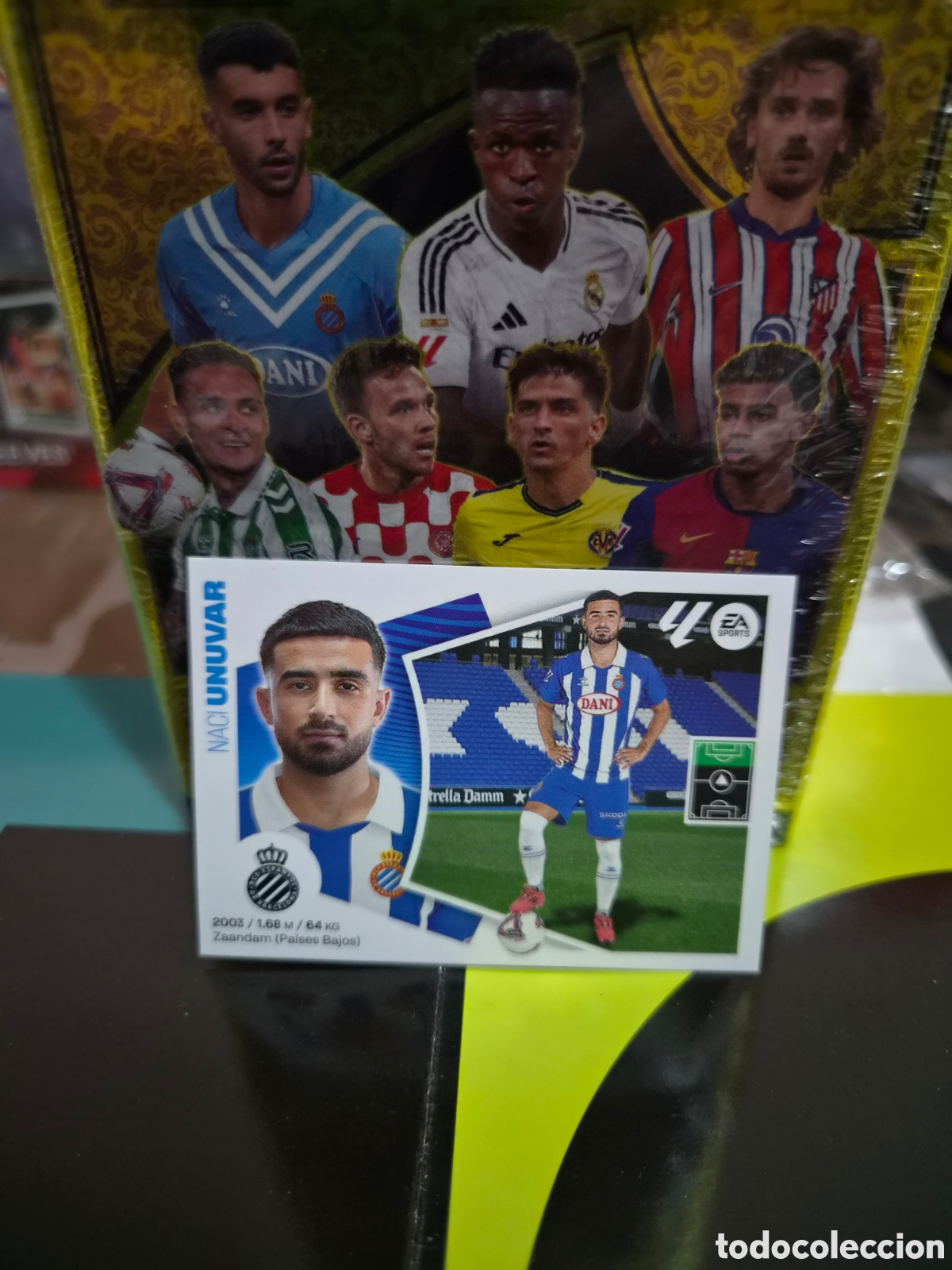 Cromos de f&uacute;tbol: N&deg;18Bis Espanyol Unuvar Liga Este 26/27