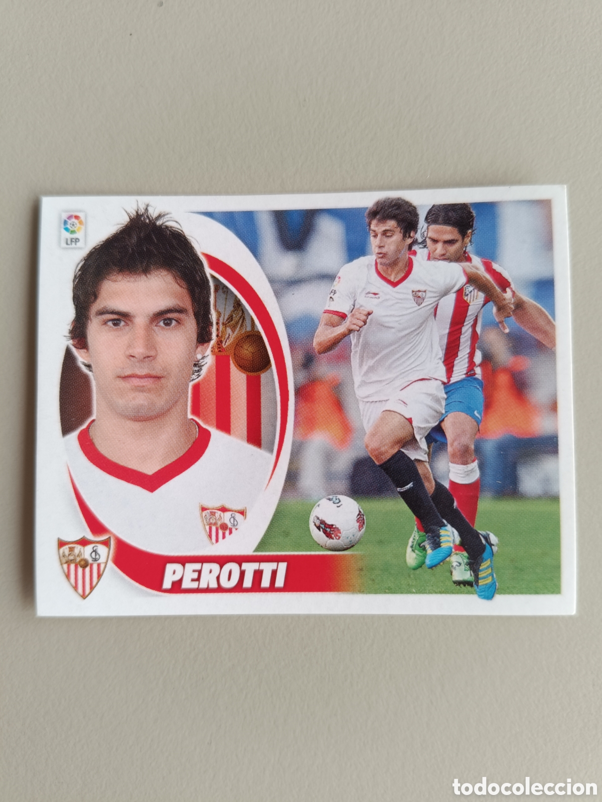 Cromos de f&uacute;tbol: Cromo Liga Este 2012-2013 12-13 Perotti Sevilla n&deg; 16 B