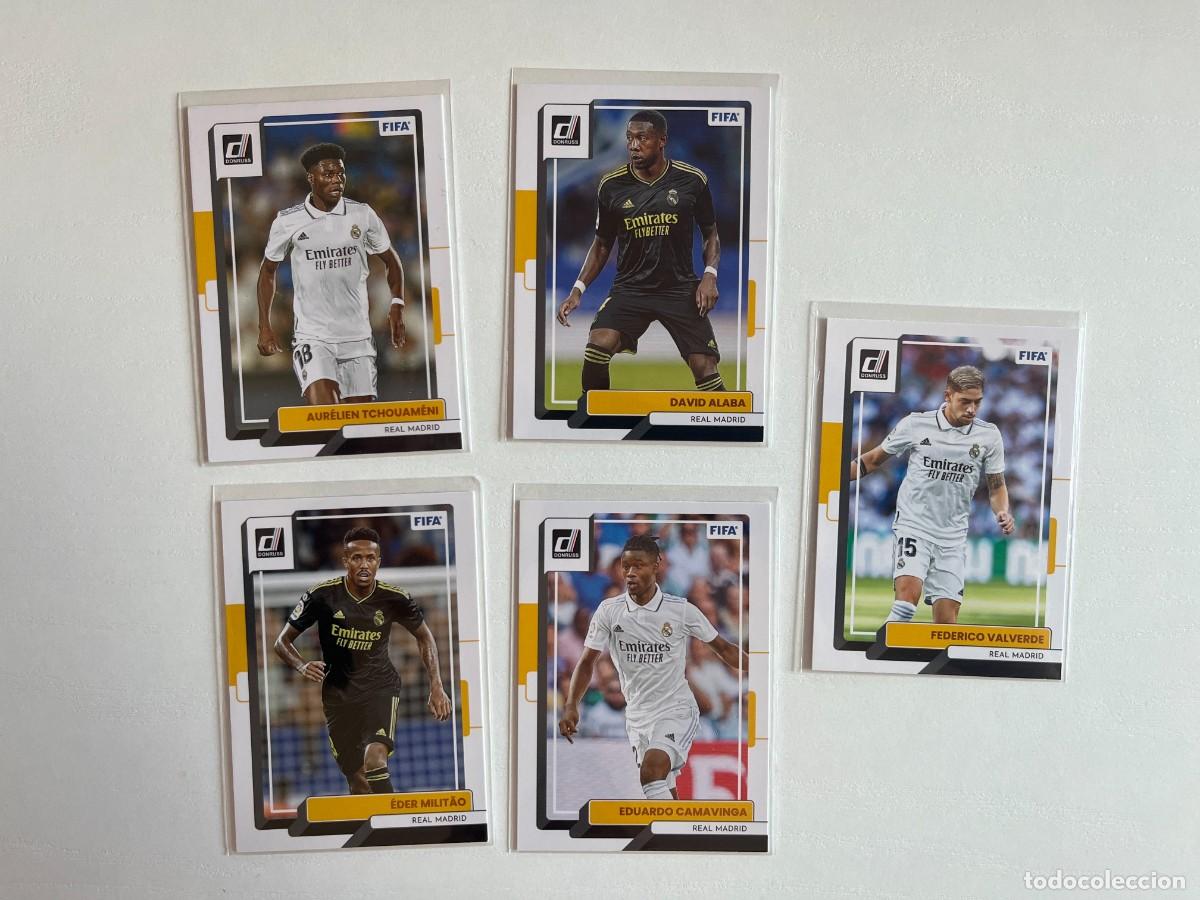 REAL MADRID Lote 34 Cartas 2022-23 Panini Donruss - Net Marvels Vini, 5x Rainbows, Optic