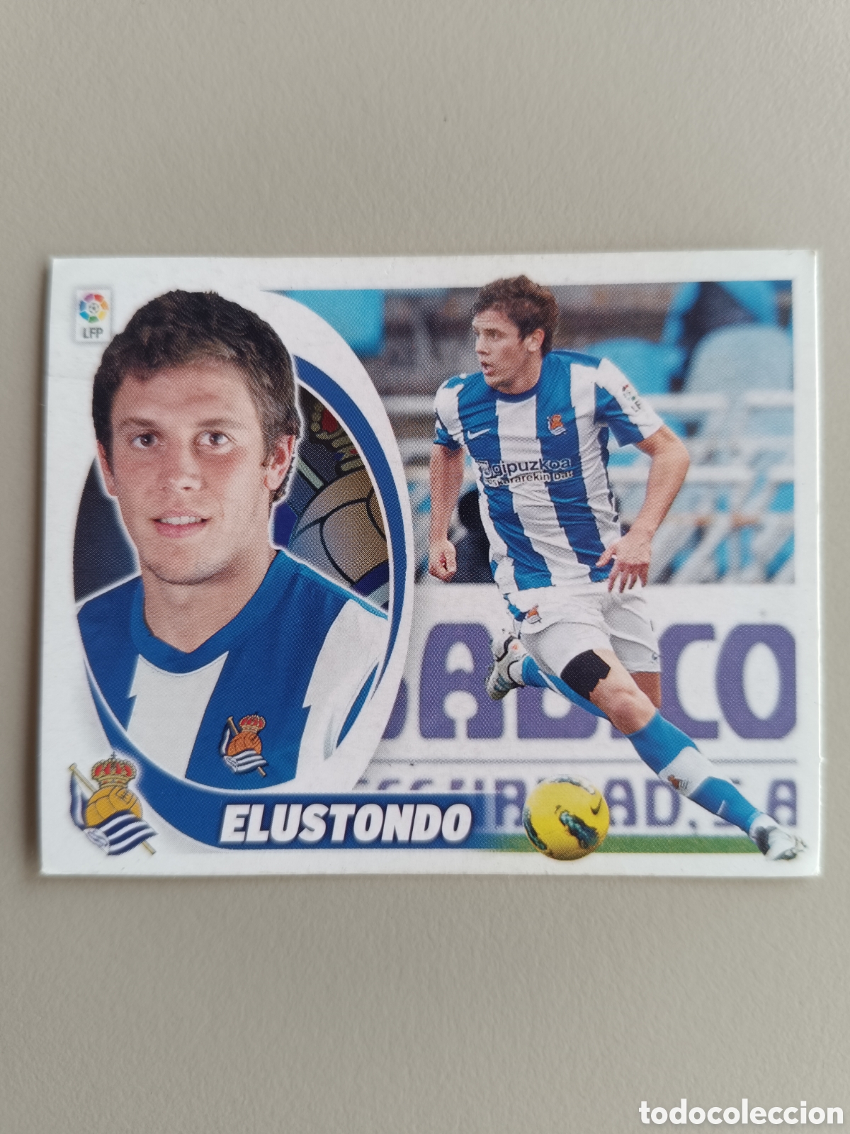 Cromos de f&uacute;tbol: Cromo Liga Este 2012-2013 12-13 Elustondo Real Sociedad n&deg; 8