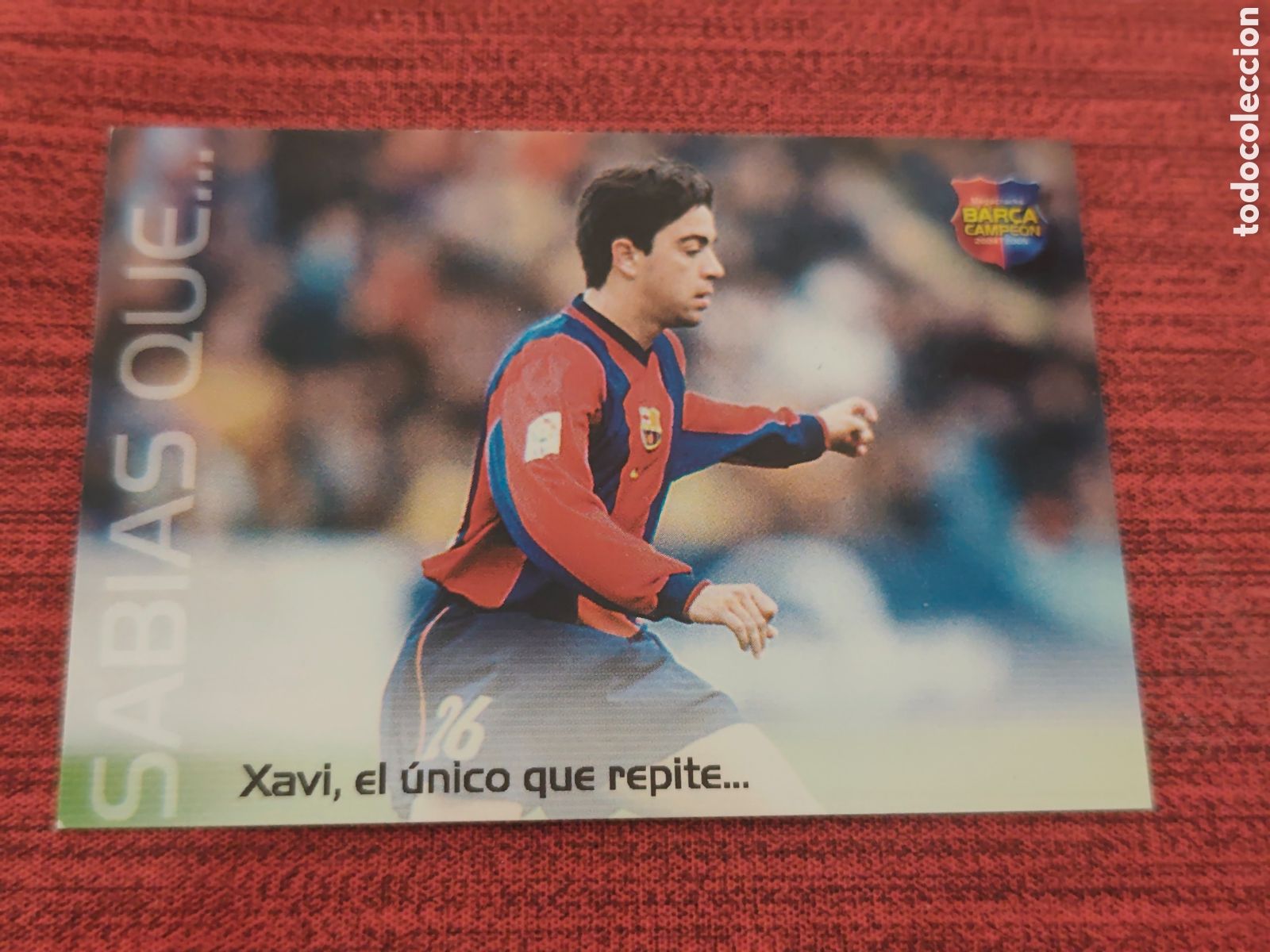 Cromos de f&uacute;tbol: #136 XAVI FC BARCELONA MEGACRACKS BAR&Ccedil;A CAMPE&Oacute;N 2004 2005