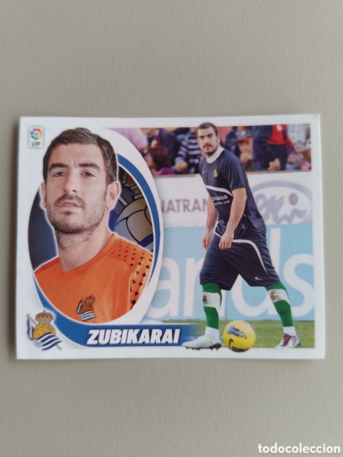Fu&szlig;ball-Sticker: Cromo Liga Este 2012-2013 12-13 Zubikarai Real Sociedad n&deg; 2