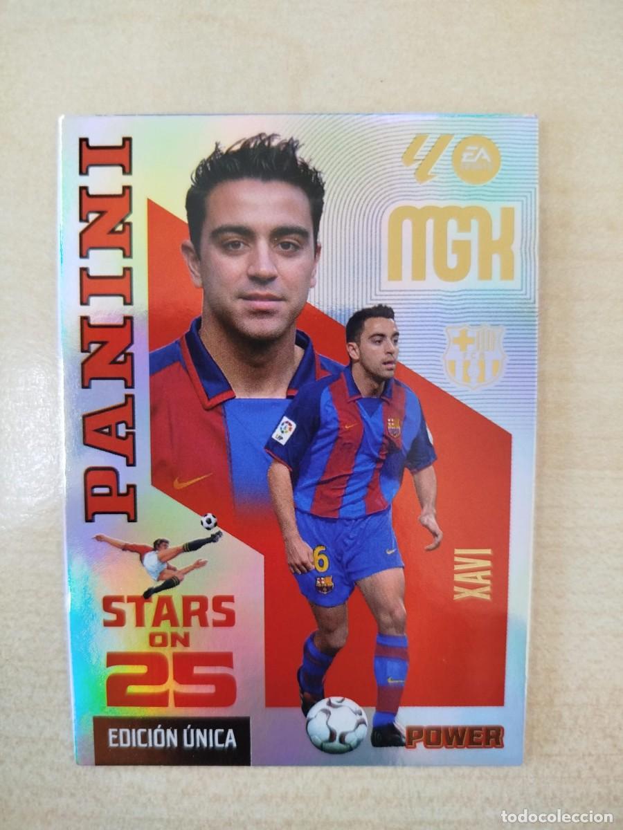Cartes &agrave; collectionner de Football: #427P XAVI FC BARCELONA 26 27 PANINI MEGACRACKS STARS ON 25 POWER BOX PREMIUM 25 ANIVERSARIO MGK