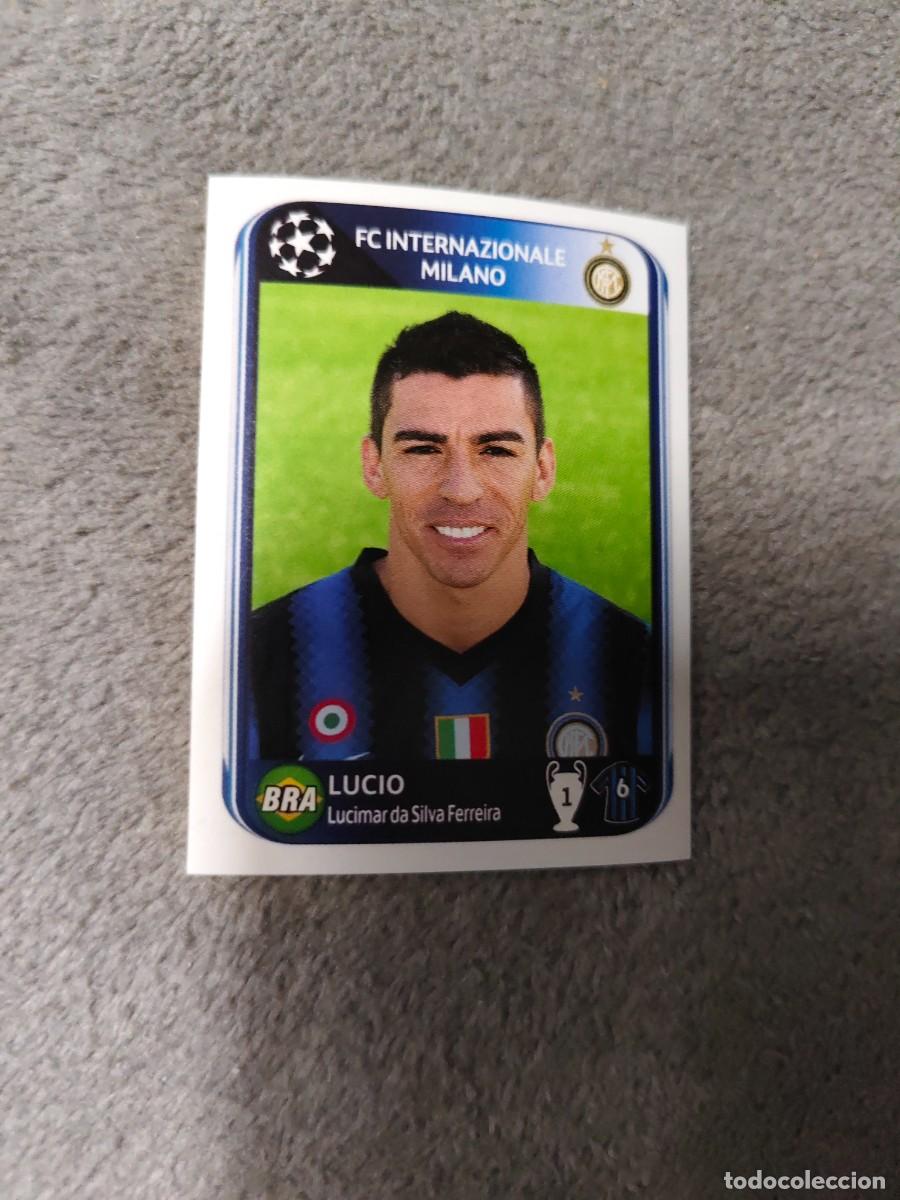 Cromos de f&uacute;tbol: 7 CHAMPIONS LEAGUE 10 11 PANINI LUCIO FC INTER INTERNAZIONALE MILANO 2010 2011 UCL AAS