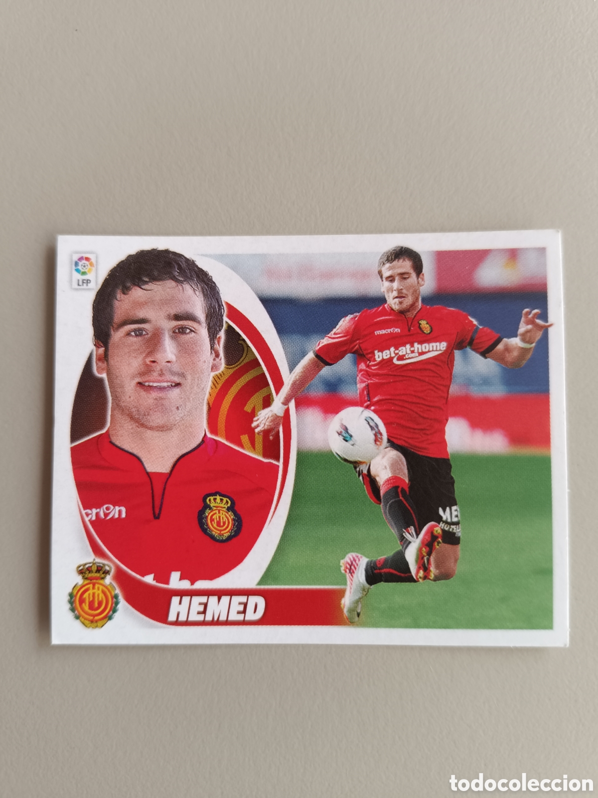 Cromos de f&uacute;tbol: Cromo Liga Este 2012-2013 12-13 Hemed Mallorca n&deg; 16