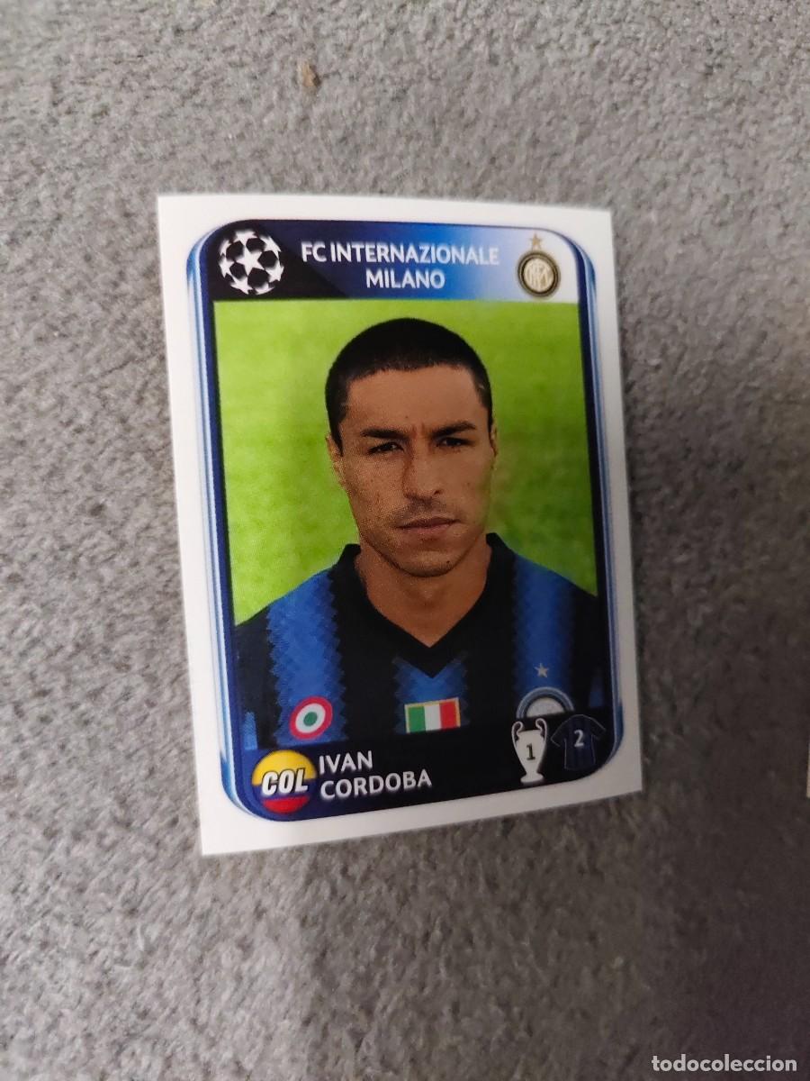 Cromos de f&uacute;tbol: 9 CHAMPIONS LEAGUE 10 11 PANINI IVAN CORDOBA INTER INTERNAZIONALE MILANO 2010 2011 UCL AAS