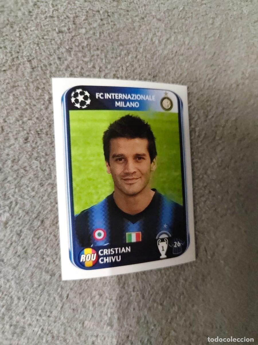 Cromos de f&uacute;tbol: 10 CHAMPIONS LEAGUE 10 11 PANINI CRISTIAN CHIVU INTER INTERNAZIONALE MILANO 2010 2011 UCL AAS