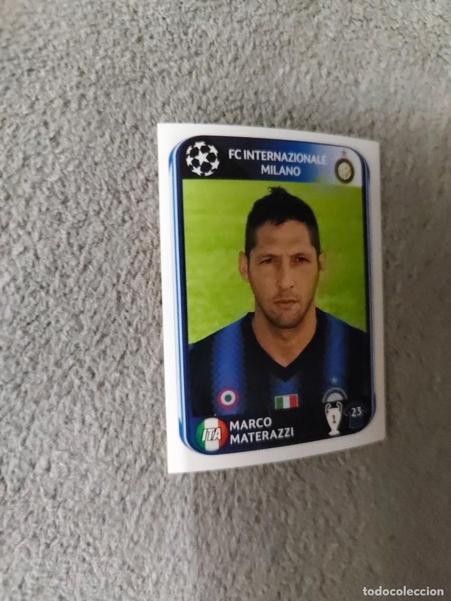Cromos de f&uacute;tbol: 11 CHAMPIONS LEAGUE 10 11 PANINI MARCO MATERAZZI INTER INTERNAZIONALE MILANO 2010 2011 UCL AAS