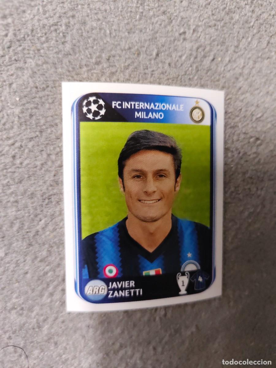 Cromos de f&uacute;tbol: 13 CHAMPIONS LEAGUE 10 11 PANINI JAVIER ZANETTI INTER INTERNAZIONALE MILANO 2010 2011 UCL AAS