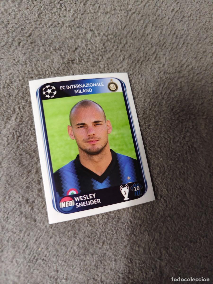 Cromos de f&uacute;tbol: 18 CHAMPIONS LEAGUE 10 11 PANINI WESLEY SNEIJDER INTER INTERNAZIONALE MILANO 2010 2011 UCL AAS