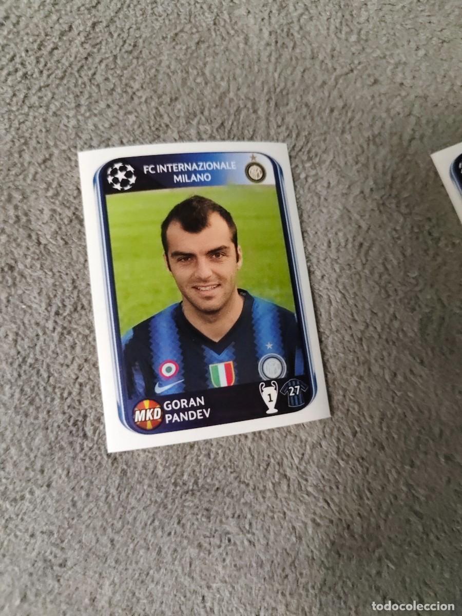 Cromos de f&uacute;tbol: 19 CHAMPIONS LEAGUE 10 11 PANINI GORAN PANDEV INTER INTERNAZIONALE MILANO 2010 2011 UCL AAS