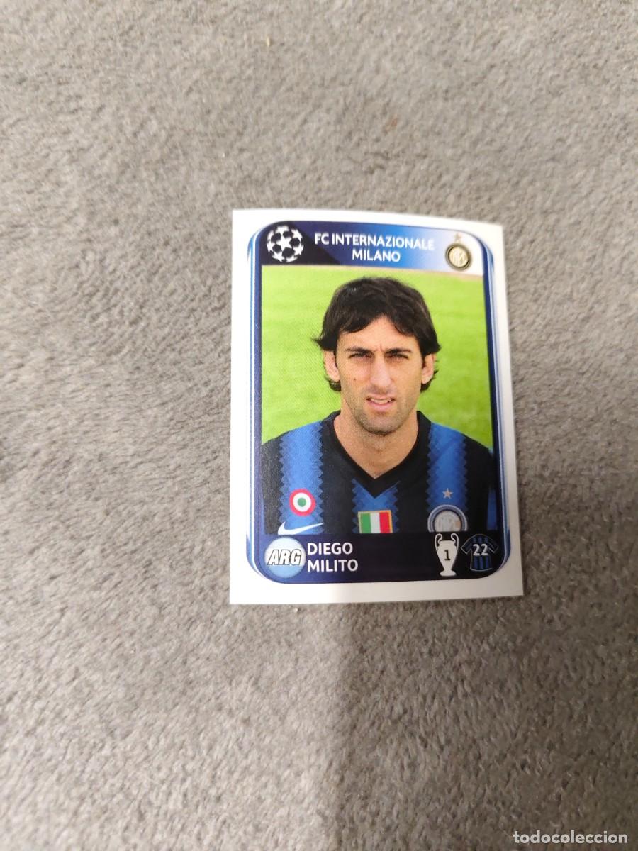 Cromos de f&uacute;tbol: 21 CHAMPIONS LEAGUE 10 11 PANINI DIEGO MILITO INTER INTERNAZIONALE MILANO 2010 2011 UCL AAS
