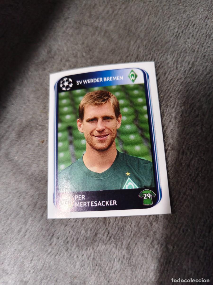 Cromos de f&uacute;tbol: 24 CHAMPIONS LEAGUE 10 11 PANINI PER MERTESACKER SV WERDER BREMEN 2010 2011 UCL AAS
