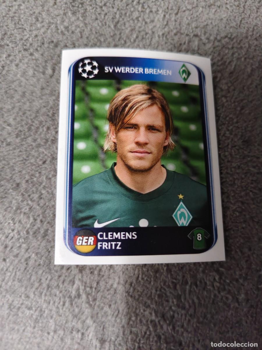 Cromos de f&uacute;tbol: 26 CHAMPIONS LEAGUE 10 11 PANINI CLEMENS FRITZ SV WERDER BREMEN 2010 2011 UCL AAS