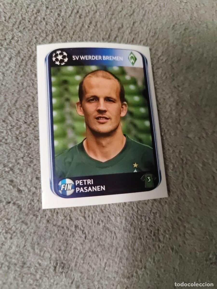 Cromos de f&uacute;tbol: 27 CHAMPIONS LEAGUE 10 11 PANINI PETRI PASANEN SV WERDER BREMEN 2010 2011 UCL AAS