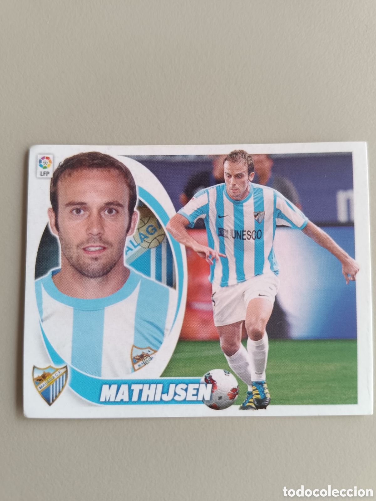 Cromos de f&uacute;tbol: Cromo Liga Este 2012-2013 12-13 Mathijsen M&aacute;laga n&deg; 4