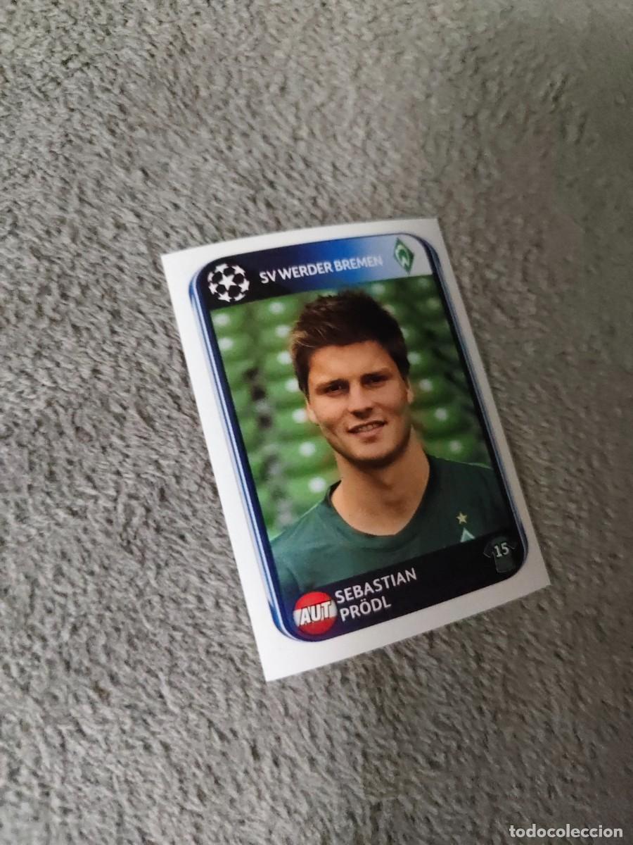 Cromos de f&uacute;tbol: 29 CHAMPIONS LEAGUE 10 11 PANINI SEBASTIAN PRODL SV WERDER BREMEN 2010 2011 UCL AAS
