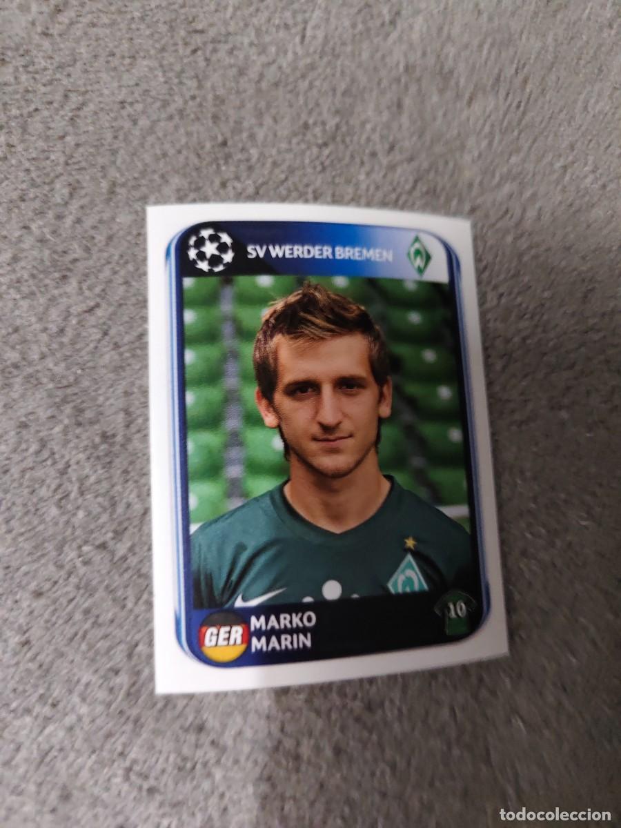 Cromos de f&uacute;tbol: 32 CHAMPIONS LEAGUE 10 11 PANINI MARKO MARIN SV WERDER BREMEN 2010 2011 UCL AAS