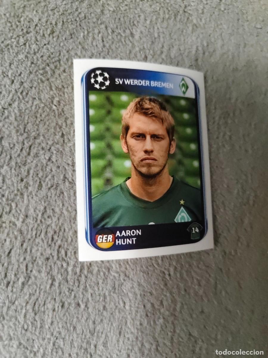 Fu&szlig;ball-Sticker: 34 CHAMPIONS LEAGUE 10 11 PANINI AARON HUNT SV WERDER BREMEN 2010 2011 UCL AAS