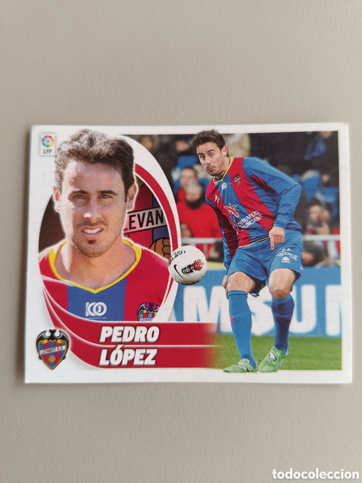 Fu&szlig;ball-Sticker: Cromo Liga Este 2012-2013 12-13 Pedro L&oacute;pez Levante n&deg; 3