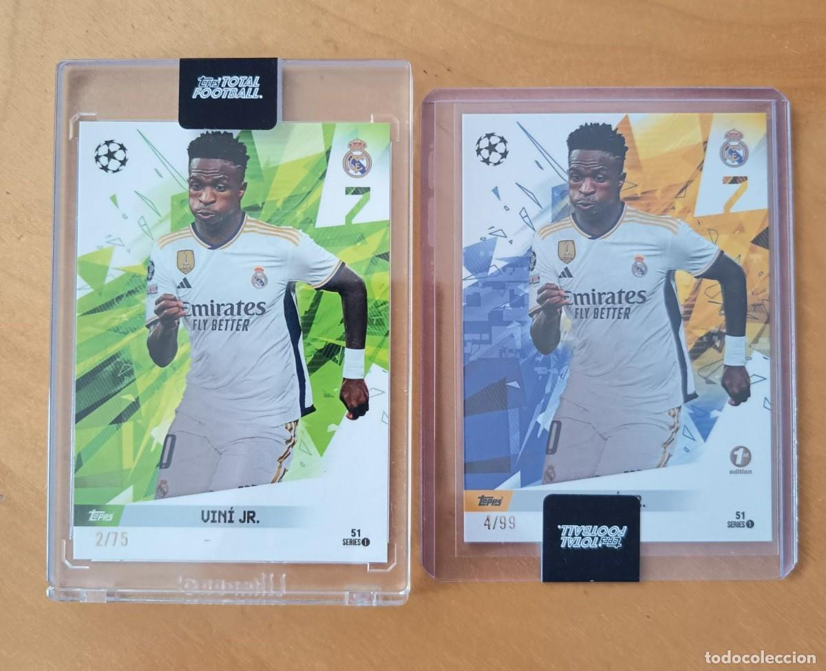 Figurine di Calcio: VINI JR /75 CAJA MAGNETICA Y /99 SELLADA TOPPS TOTAL FOOTBALL 2023-24