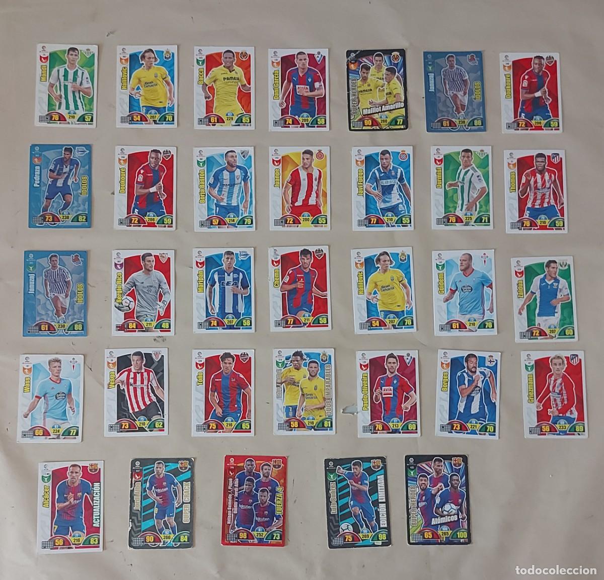 Figurine di Calcio: Lote 103 cromos futbol adrenalyn