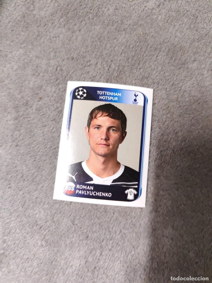 Football Stickers: 55 CHAMPIONS LEAGUE 10 11 PANINI ROMAN PAVLYUCHENKO TOTTENHAM HOTSPUR 2010 2011 UCL AAS