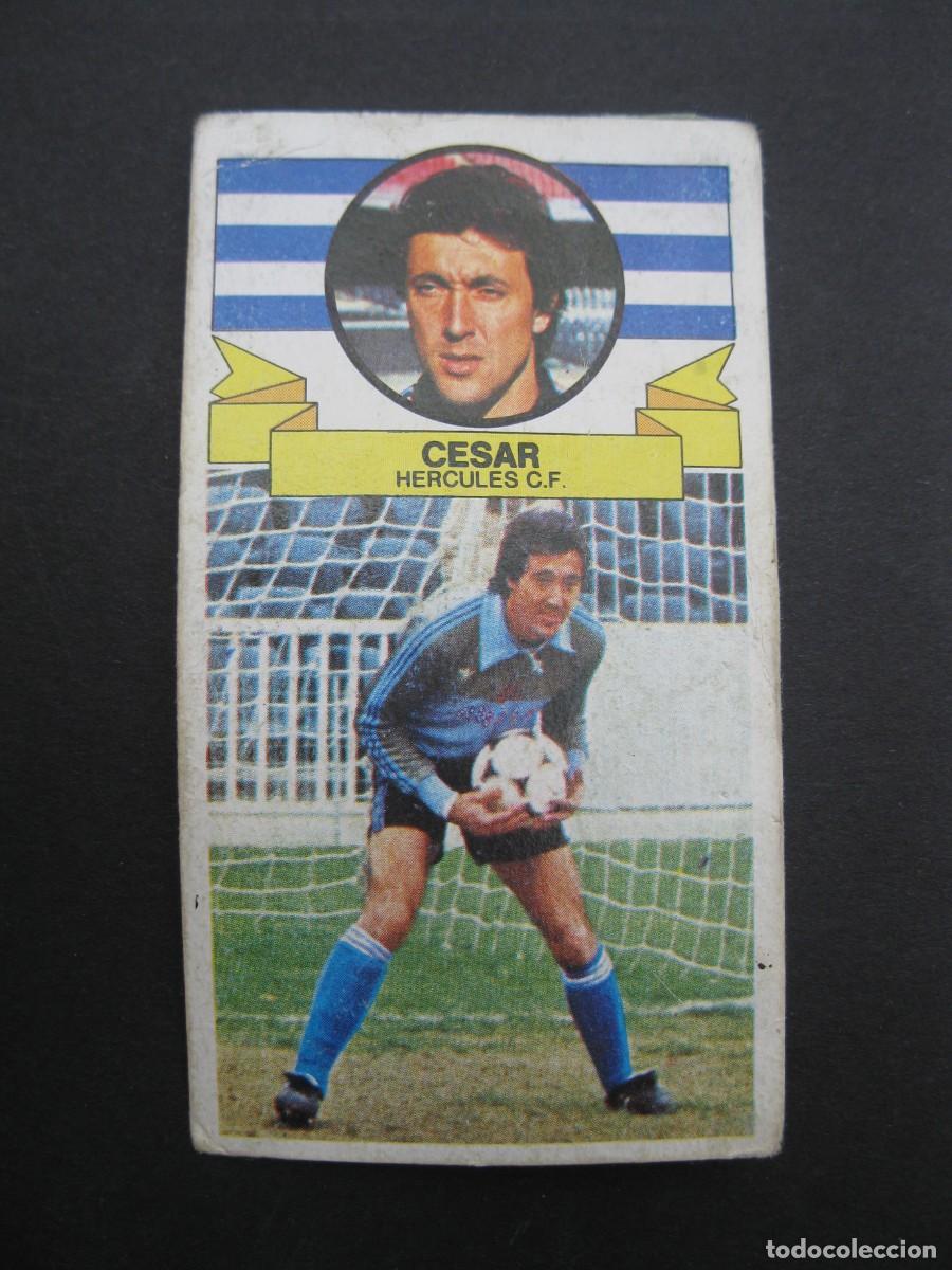 Cromos de f&uacute;tbol: CESAR (HERCULES C.F.) - CAMPEONATO DE LIGA 85/86 - EDICIONES ESTE.