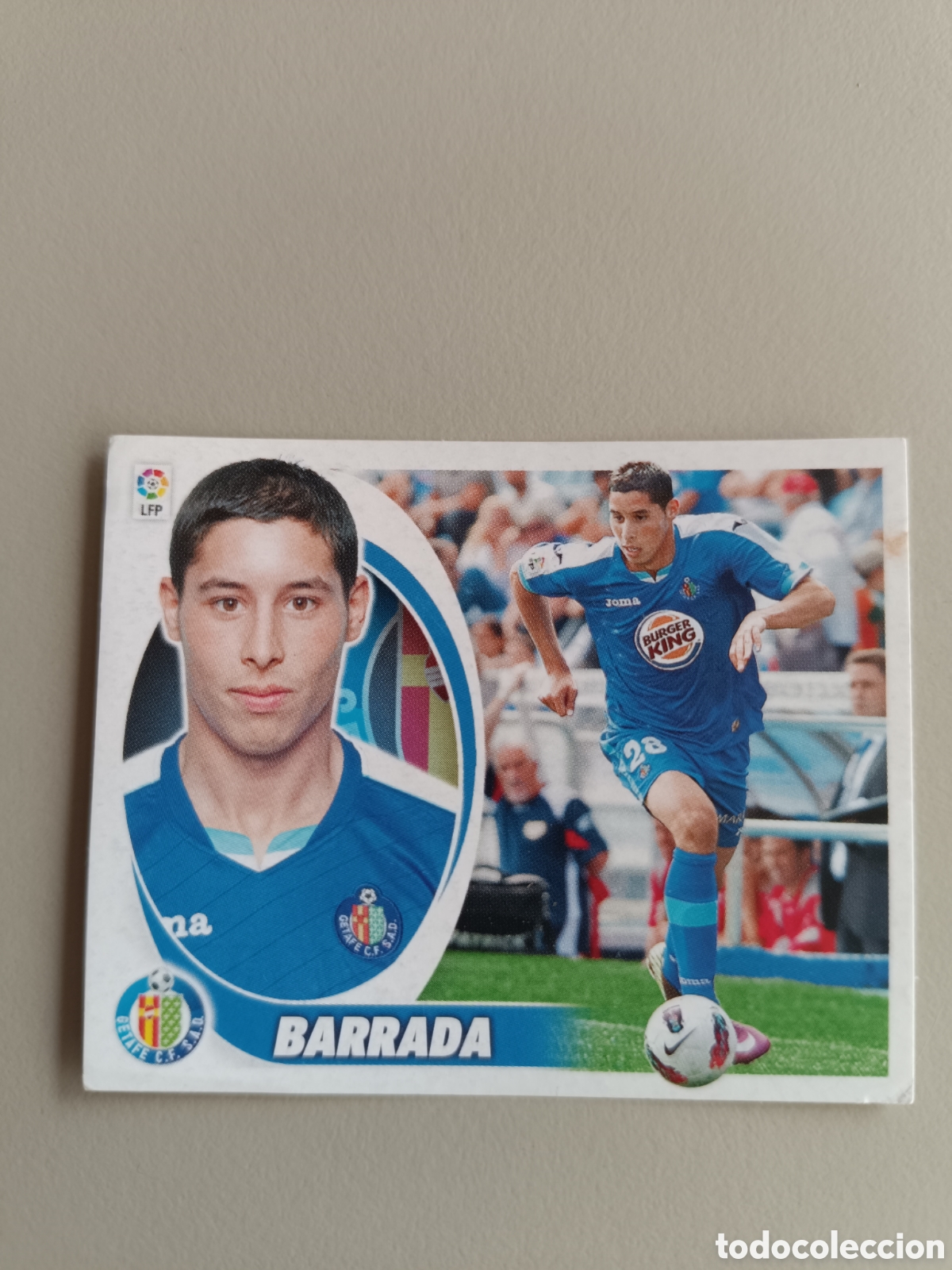 Football Stickers: Cromo Liga Este 2012-2013 12-13 Barrada Getafe n&deg; 13