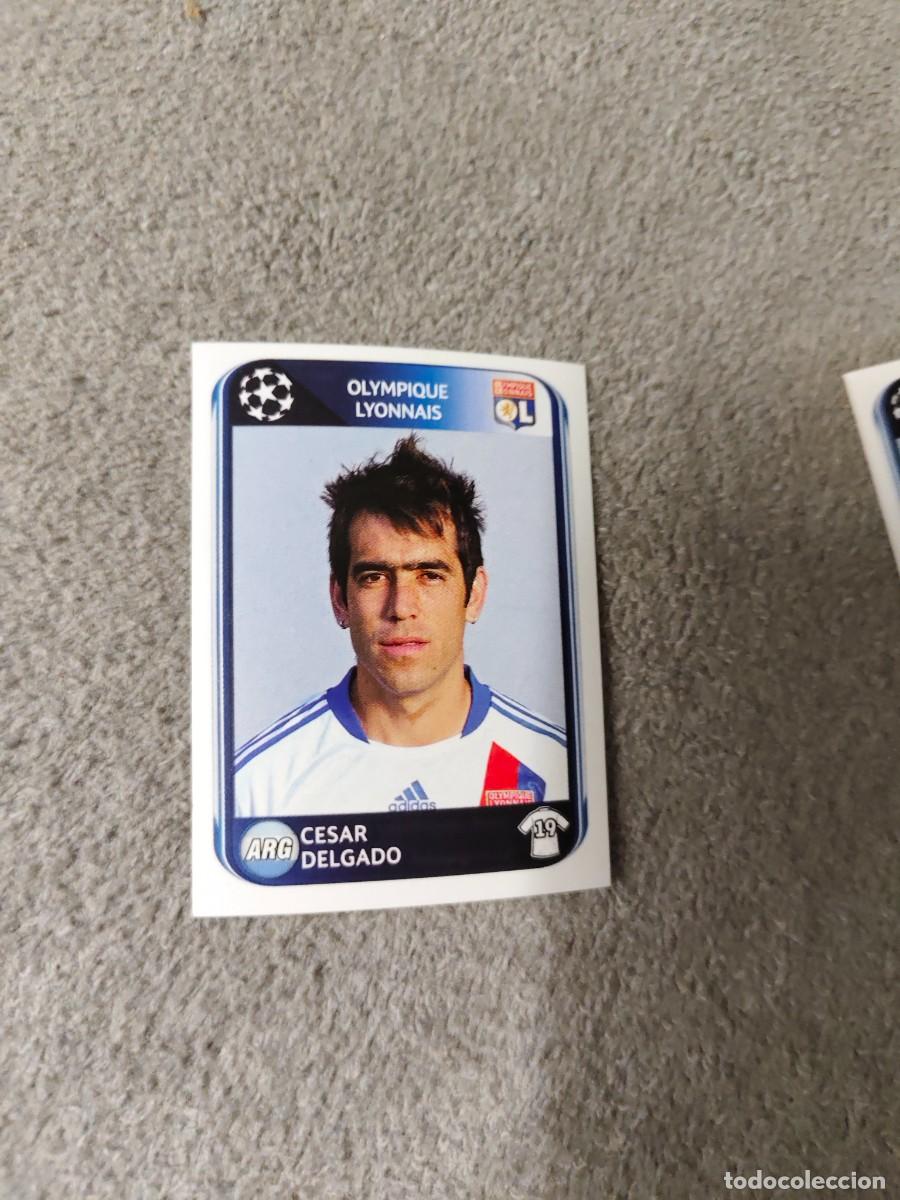 Football Stickers: 80 CHAMPIONS LEAGUE 10 11 PANINI CESAR DELGADO OLYMPIQUE LYONNAIS LYON 2010 2011 UCL AAS