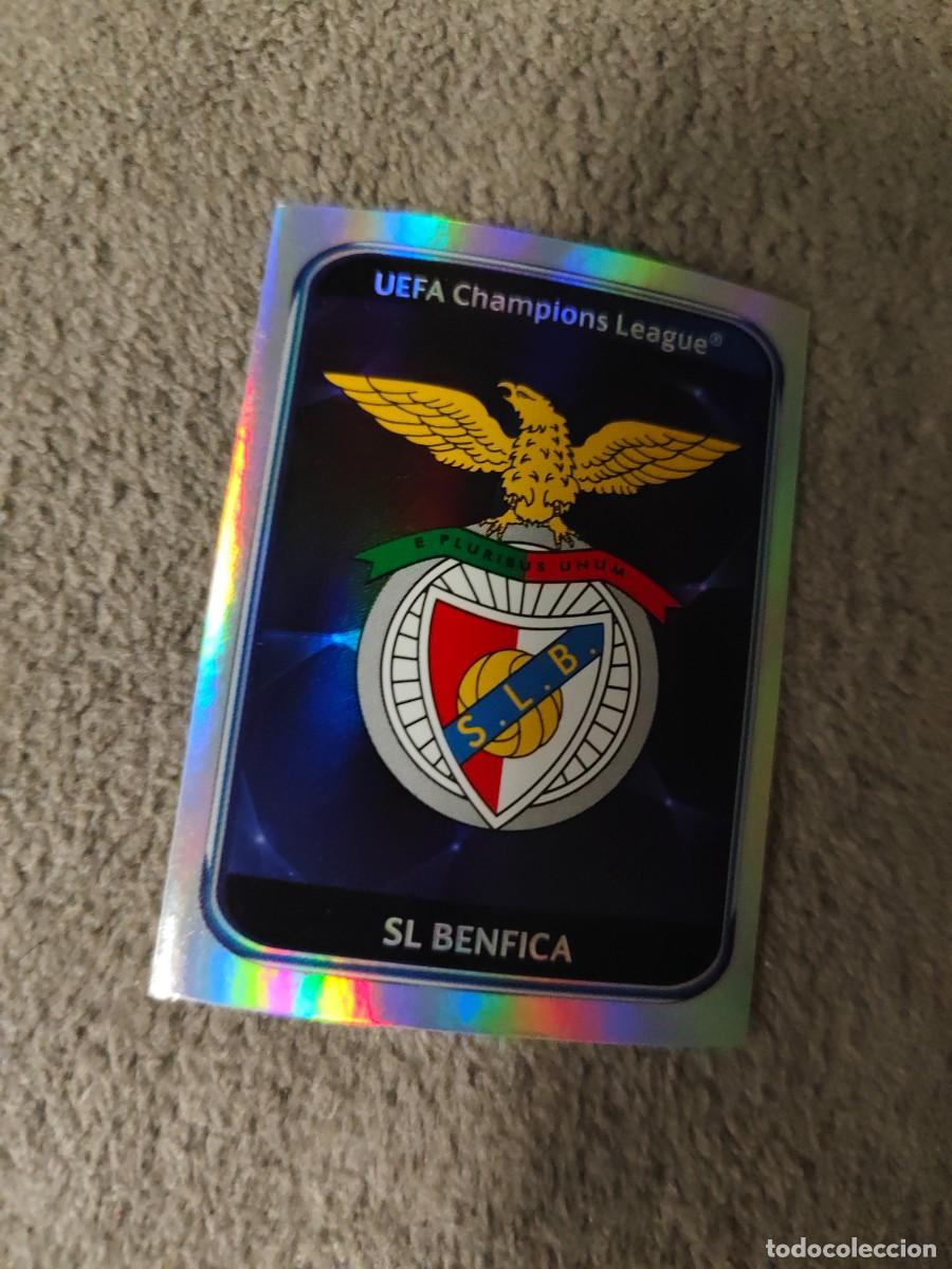 Football Stickers: 90 CHAMPIONS LEAGUE 10 11 PANINI LOGO ESCUDO SL BENFICA 2010 2011 UCL AAS