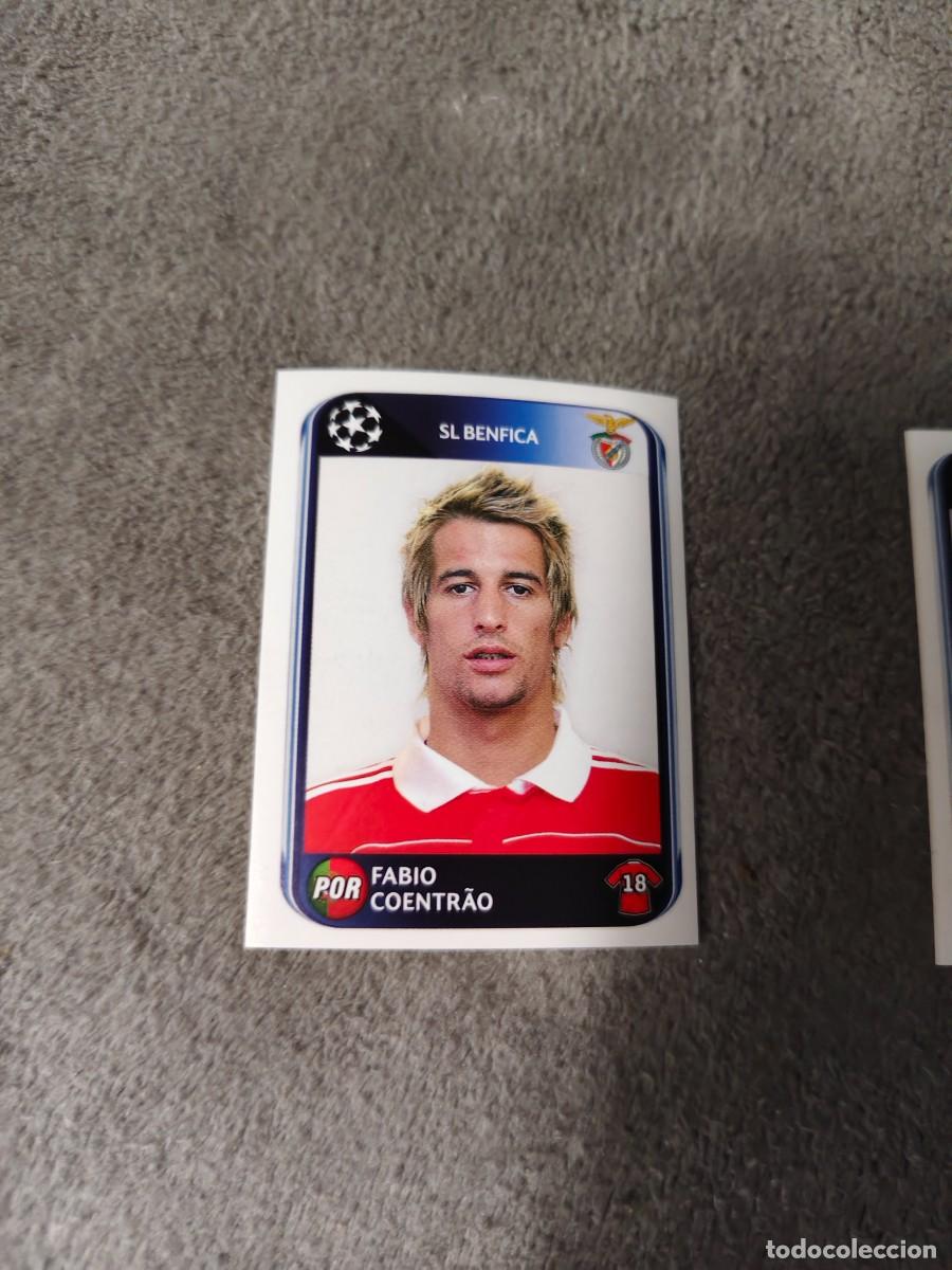 Football Stickers: 92 CHAMPIONS LEAGUE 10 11 PANINI F&Aacute;BIO COENTR&Atilde;O SL BENFICA 2010 2011 UCL AAS