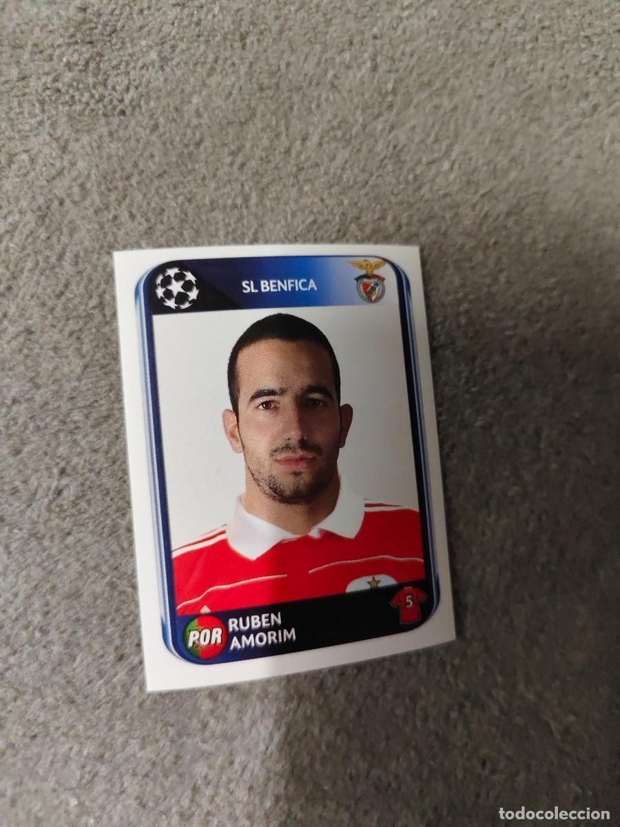 Cromos de Futebol: 97 CHAMPIONS LEAGUE 10 11 PANINI RUBEN AMORIM SL BENFICA 2010 2011 UCL AAS