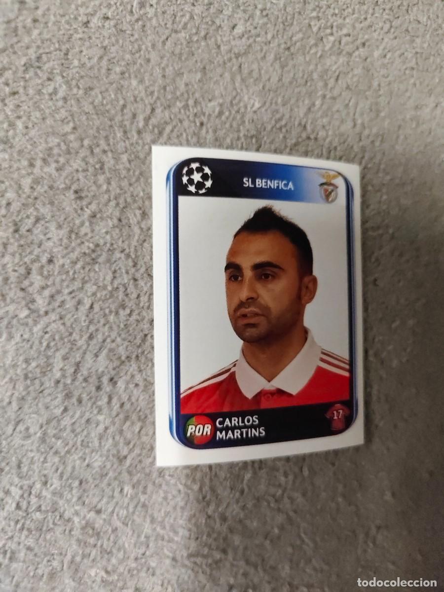 Cromos de Futebol: 98 CHAMPIONS LEAGUE 10 11 PANINI CARLOS MARTINS SL BENFICA 2010 2011 UCL AAS