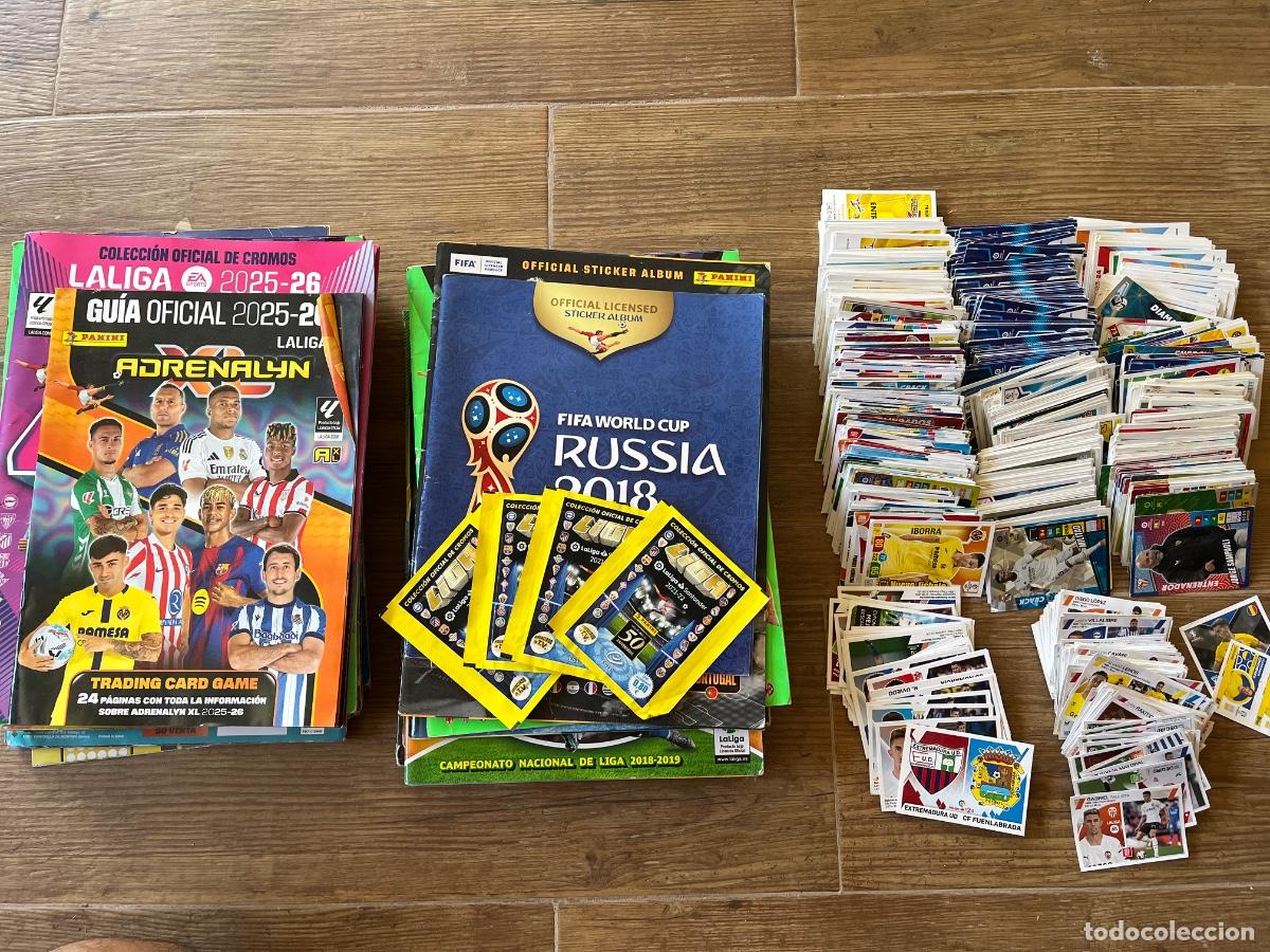 Cromos de Futebol: LOTE 20 &Aacute;LBUMES DE F&Uacute;TBOL + M&Aacute;S DE 1000 CROMOS EDICIONES ESTE - ADRENALYN Y OTROS