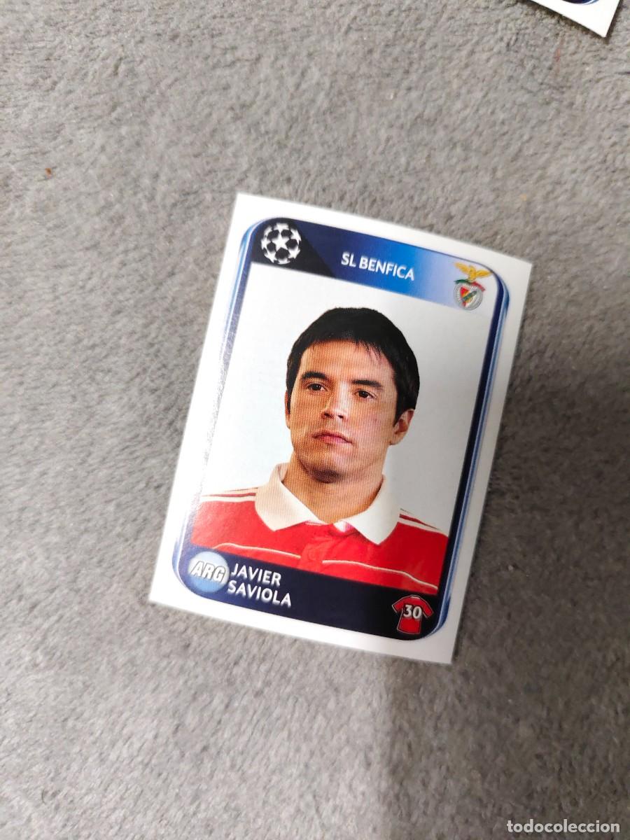 Football Stickers: 106 CHAMPIONS LEAGUE 10 11 PANINI JAVIER SAVIOLA SL BENFICA 2010 2011 UCL AAS