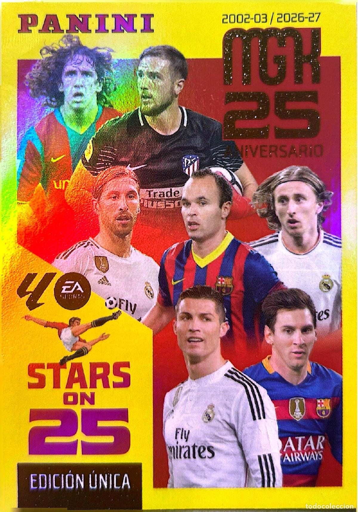 Cartes &agrave; collectionner de Football: Cromo Cristiano Ronaldo Real Madrid C.F. Panini Megacracks Liga 2026-2027