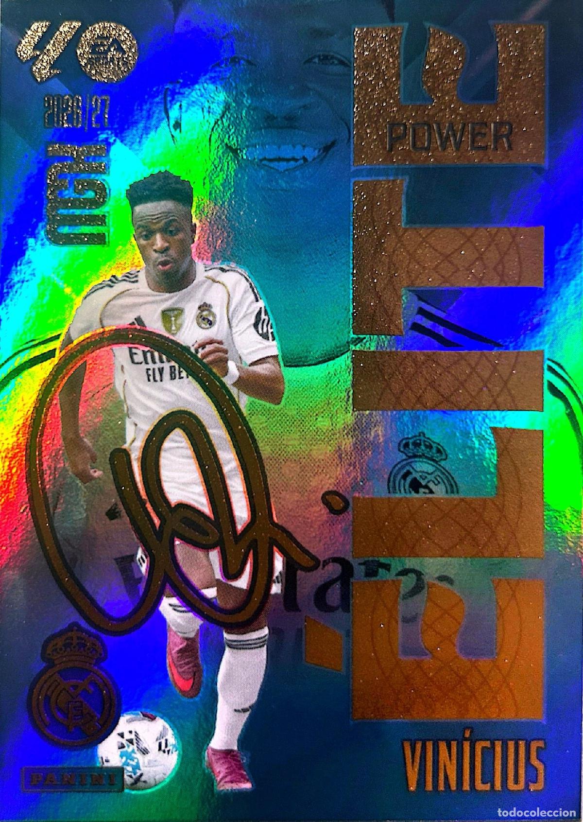 Fu&szlig;ball-Sticker: Cromo Vinicius Jr. Real Madrid C.F. Panini Megacracks Liga 2026-2027