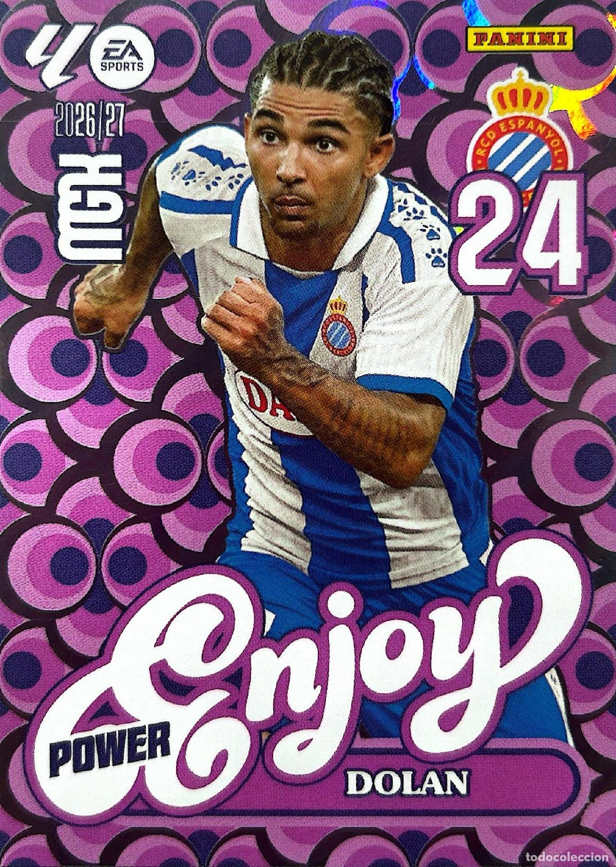 Cromos de f&uacute;tbol: Cromo Dolan R.C.D. Espanyol Panini Megacracks Liga 2026-2027